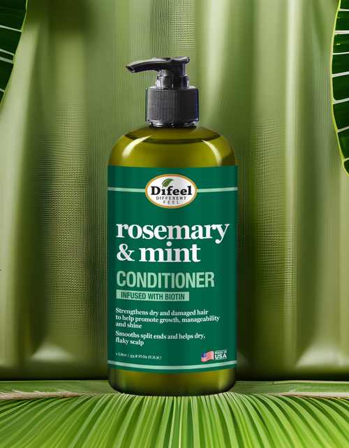 Load image into Gallery viewer, Difeel Rosemary and Mint Hair Strengthening Conditioner with Biotin 33.8 oz. by difeel - find your natural beauty
