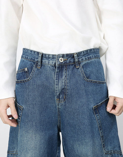 Load image into Gallery viewer, Men's Wide Leg Jeans
