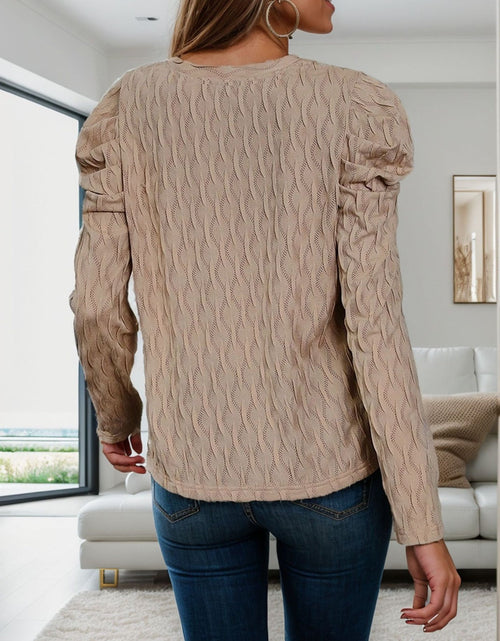 Load image into Gallery viewer, V-Neck Puff Sleeve Top
