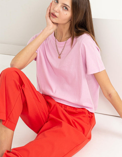 Load image into Gallery viewer, HYFVE Round Neck Cropped T-Shirt
