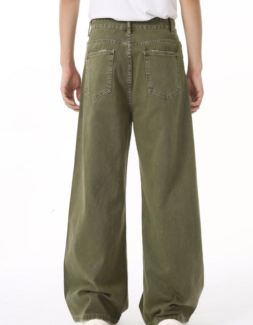 Load image into Gallery viewer, Distressed Wide Leg Jeans with Pockets
