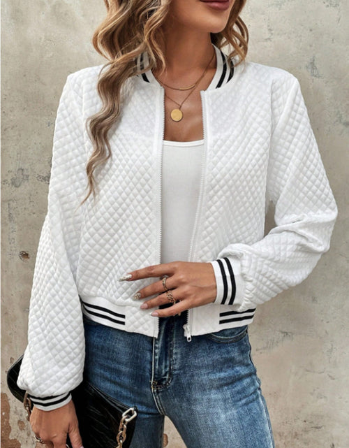 Load image into Gallery viewer, Zip Up Long Sleeve Jacket
