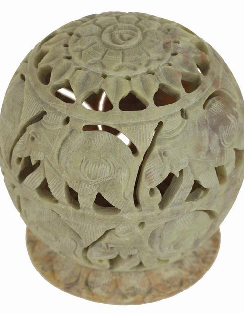 Load image into Gallery viewer, Hand Carved tea light Candle holder by OMSutra
