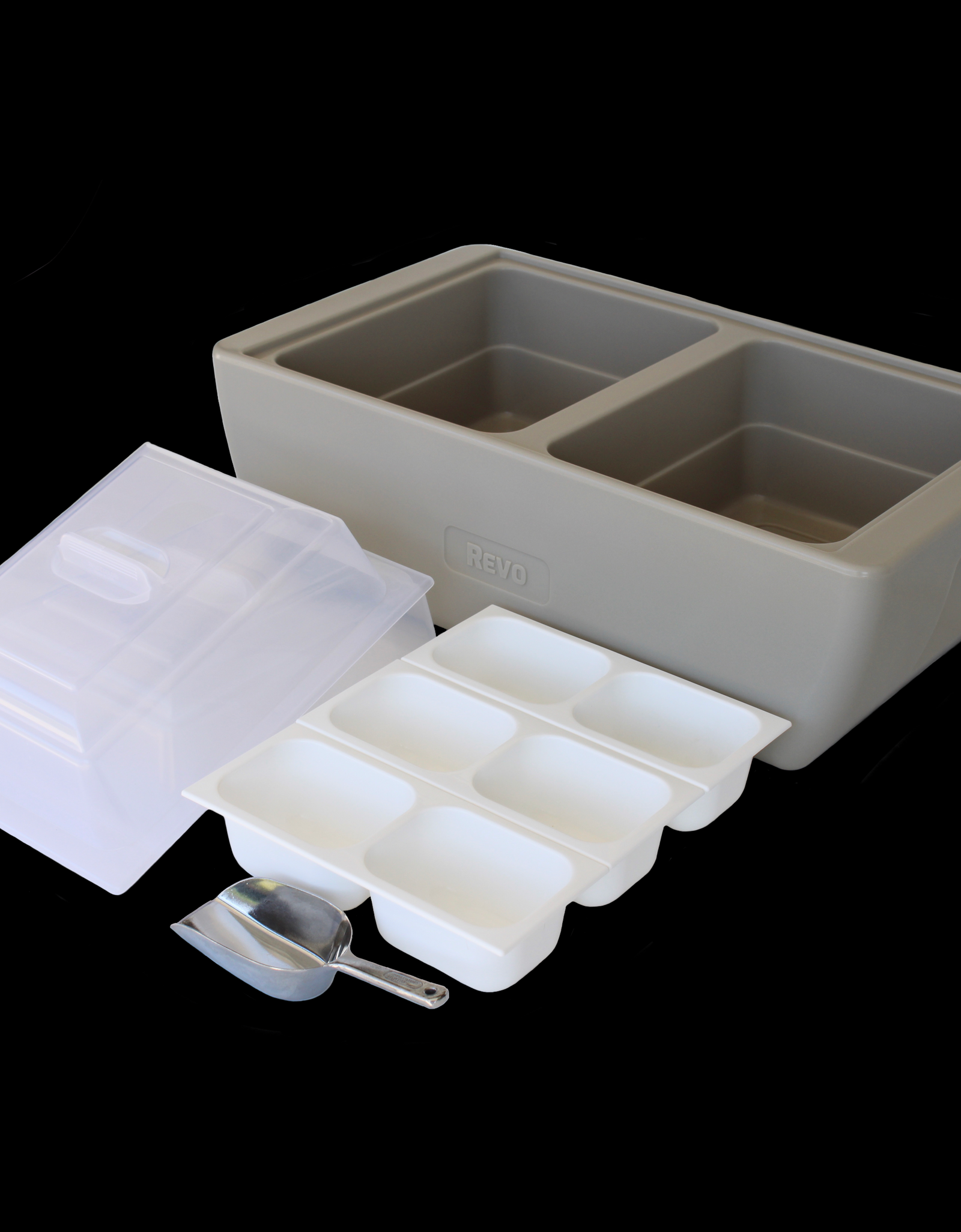 REVO Dubler Cooler | Greige Mist | Party Cooler by REVO COOLERS, LLC