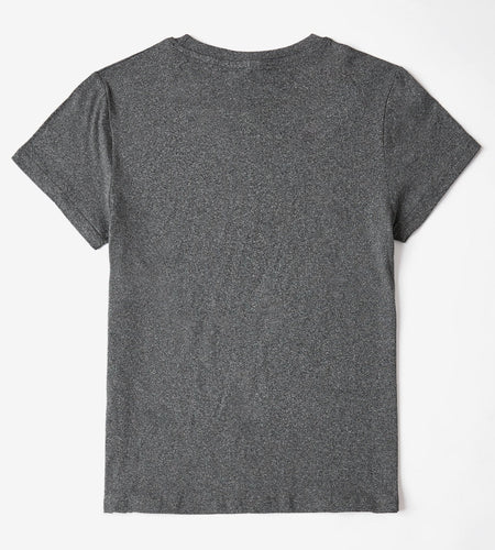 Letter Graphic Round Neck Short Sleeve T-Shirt