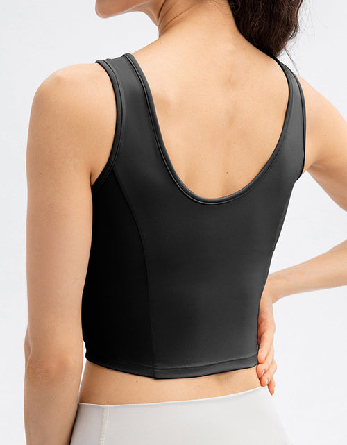 Load image into Gallery viewer, Round Neck Wide Strap Active Tank
