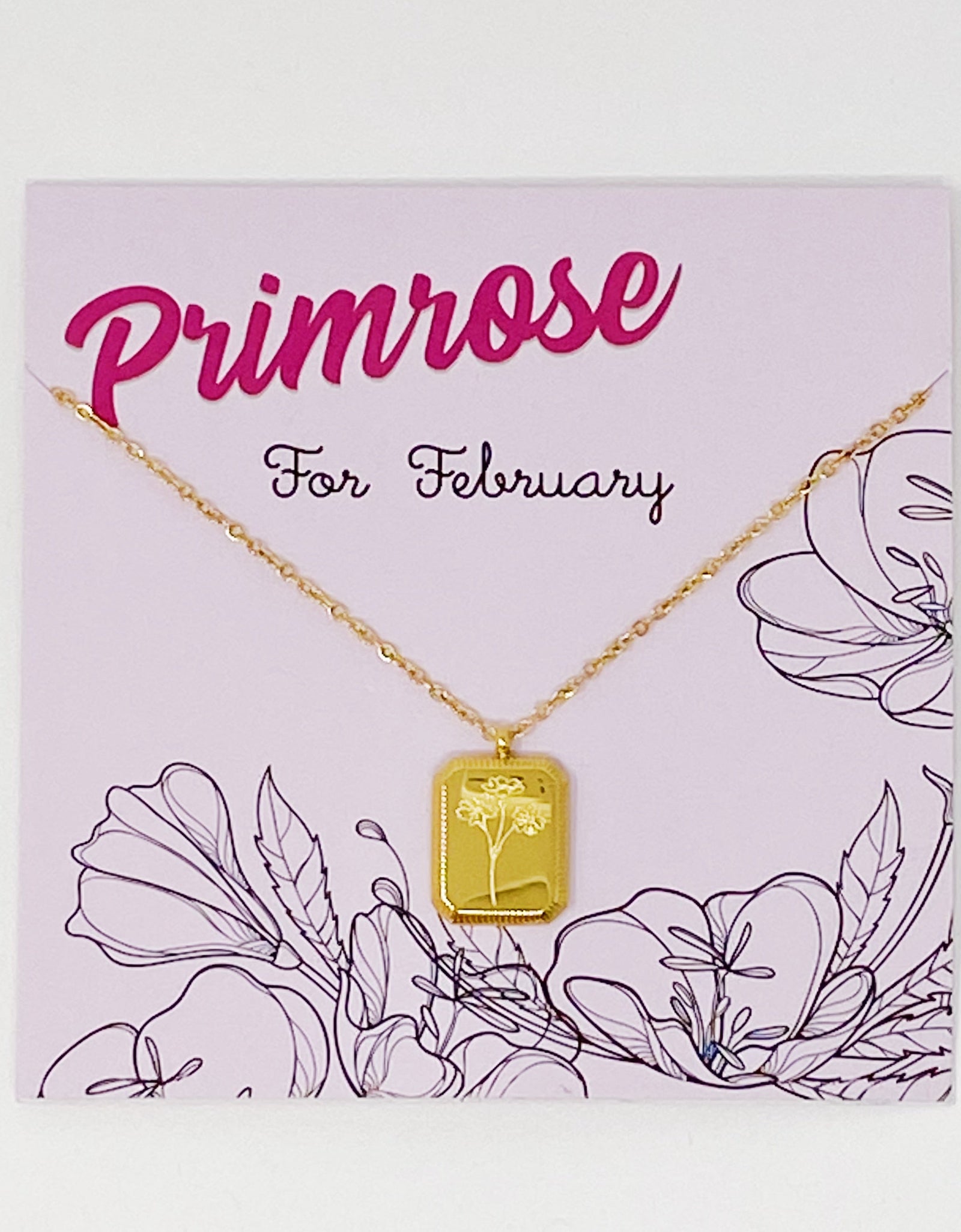 Blooming Birth Month Necklace by Ellisonyoung.com