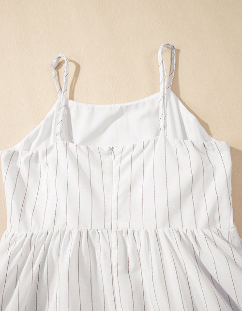 Load image into Gallery viewer, Stripe Square Neck Cami Dress with Pockets
