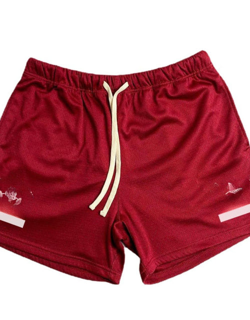 Load image into Gallery viewer, Men's Plus Size Graphic Drawstring Active Shorts
