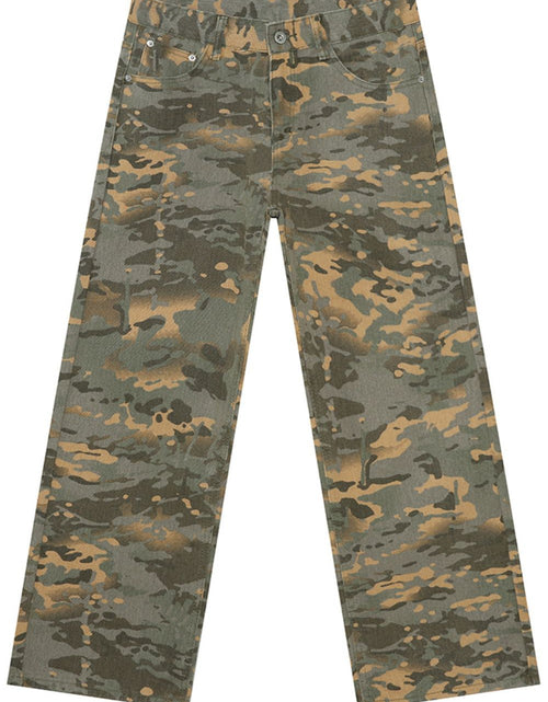 Load image into Gallery viewer, Camouflage Jeans with Pockets
