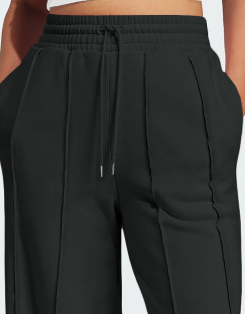 Load image into Gallery viewer, Drawstring Wide Leg Active Pants

