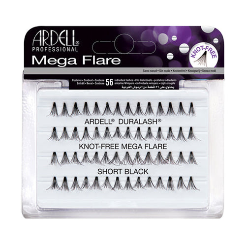 Load image into Gallery viewer, ARDELL Duralash Knot-Free Mega Flare Individual Black Lashes - Short
