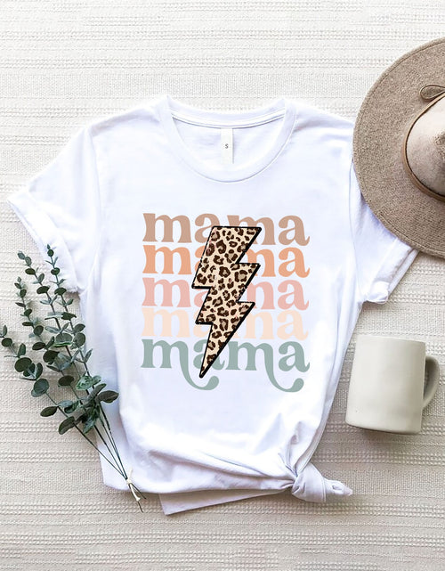 Load image into Gallery viewer, MAMA Round Neck Short Sleeve T-Shirt
