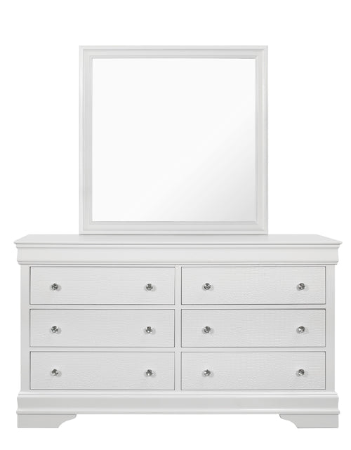 Load image into Gallery viewer, Shaker - Crocodile Metallic Mirror - White by Couch.com
