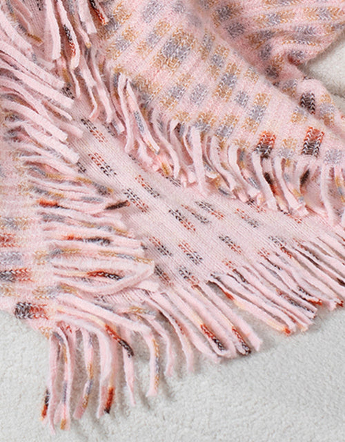 Load image into Gallery viewer, Fringe Open Front Half Sleeve Poncho
