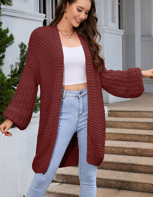 Load image into Gallery viewer, Open Front Longline Cardigan
