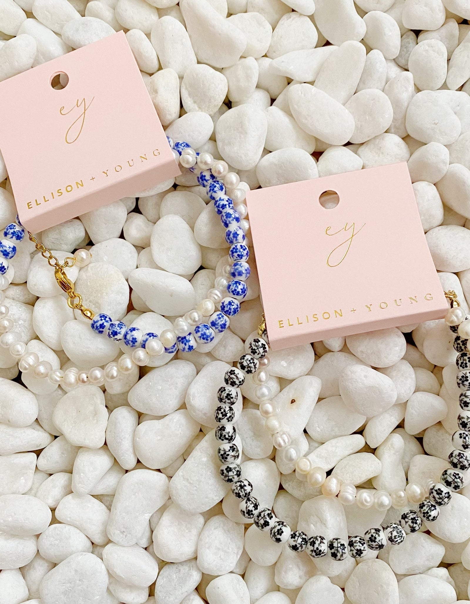 So Fresh Pearl And Porcelain Choker Necklace by Ellisonyoung.com