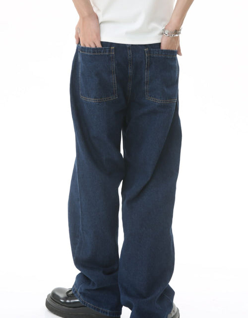 Load image into Gallery viewer, Men's Mid Rise Straight Leg Jeans

