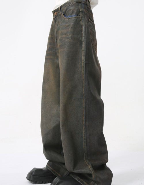 Load image into Gallery viewer, Wide Leg Men's Jeans with Pockets
