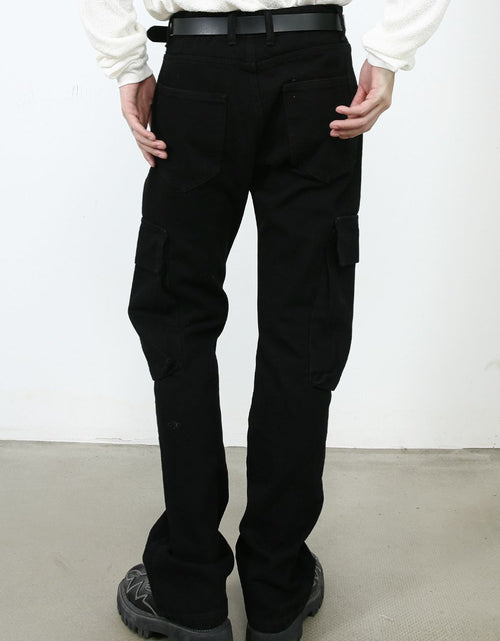 Load image into Gallery viewer, Men's Jeans with Cargo Pockets
