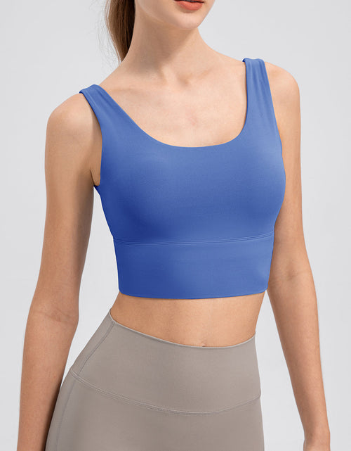 Load image into Gallery viewer, Scoop Neck Wide Strap Active Tank
