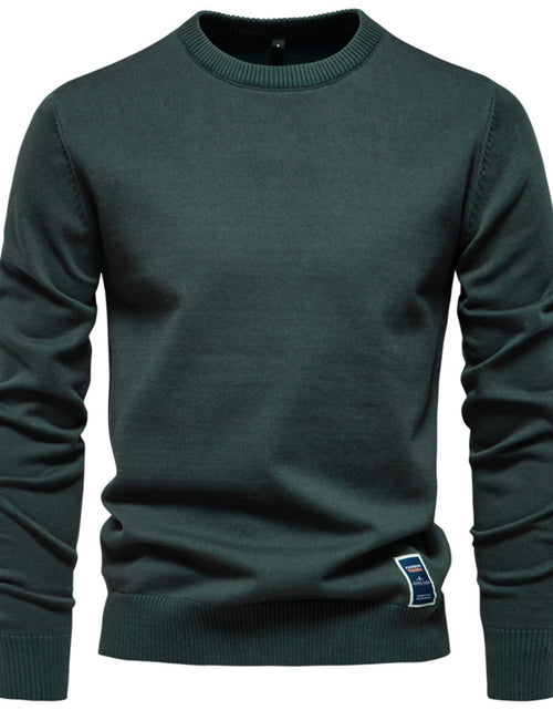 Load image into Gallery viewer, Men's Round Neck Long Sleeve Sweater
