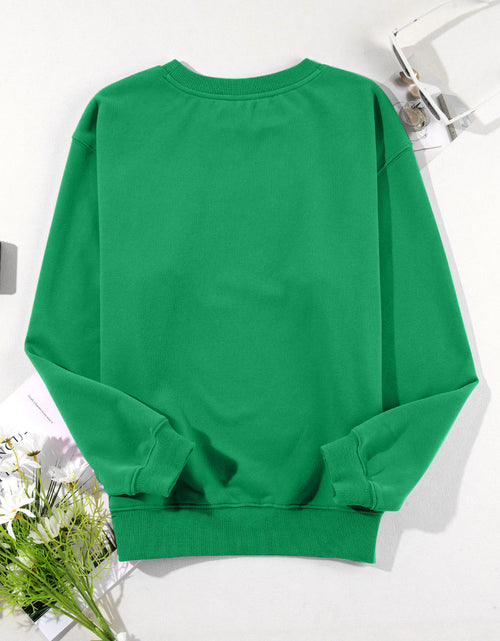 Load image into Gallery viewer, Round Neck Long Sleeve Sweatshirt
