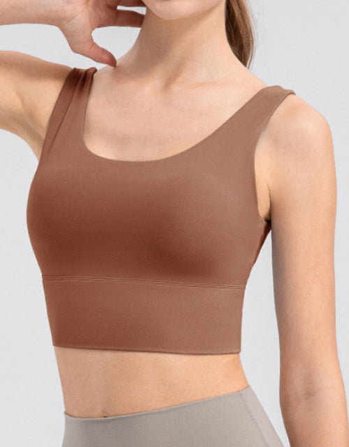 Load image into Gallery viewer, Scoop Neck Wide Strap Active Tank
