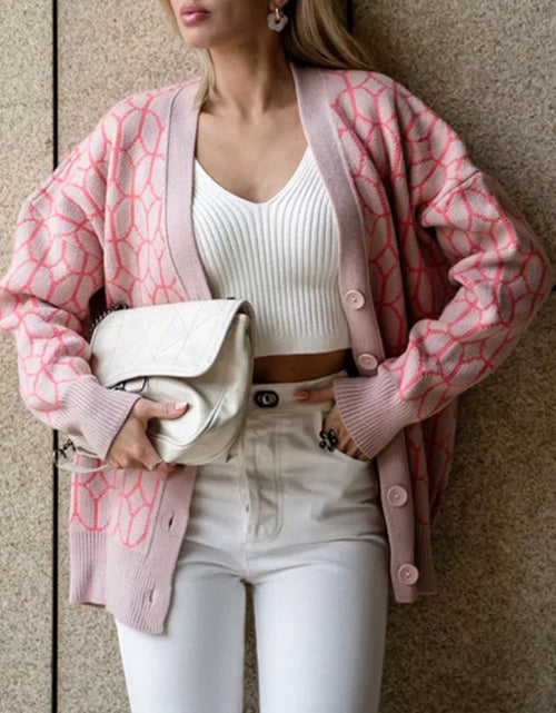 Load image into Gallery viewer, Button Up Long Sleeve Cardigan
