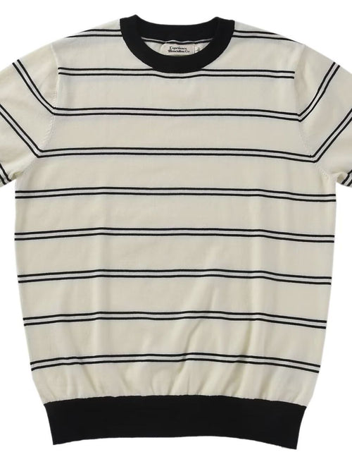 Load image into Gallery viewer, Men's Plus Size Round Neck Striped T-Shirt

