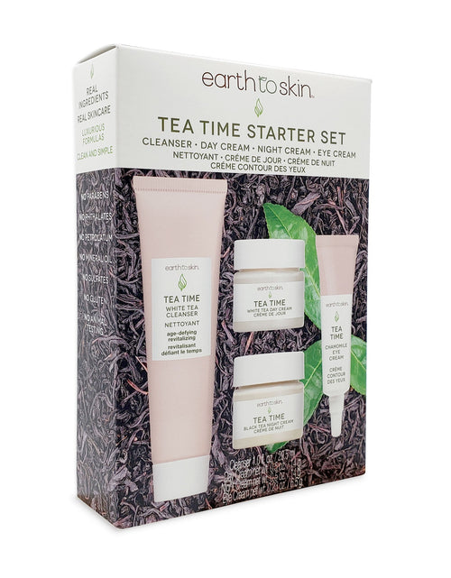 Load image into Gallery viewer, Tea Time Starter Skin Care Set by EarthToSkin
