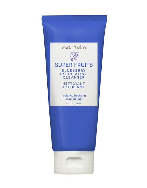 Load image into Gallery viewer, Super Fruits Blueberry Exfoliating Cleanser by EarthToSkin
