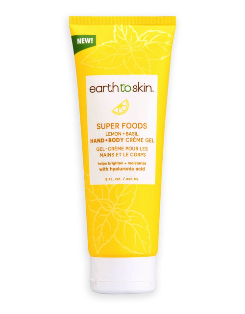 Load image into Gallery viewer, Lemon &amp; Basil Hand &amp; Body Crème Gel by EarthToSkin
