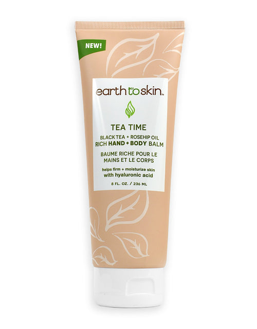 Load image into Gallery viewer, Tea Time Black Tea + Rosehip Oil Rich Hand &amp; Body Balm by EarthToSkin
