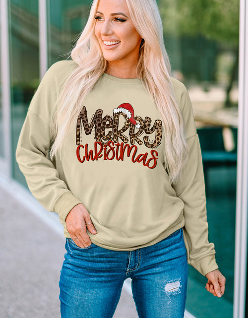 Load image into Gallery viewer, MERRY CHRISTMAS Graphic Sweatshirt
