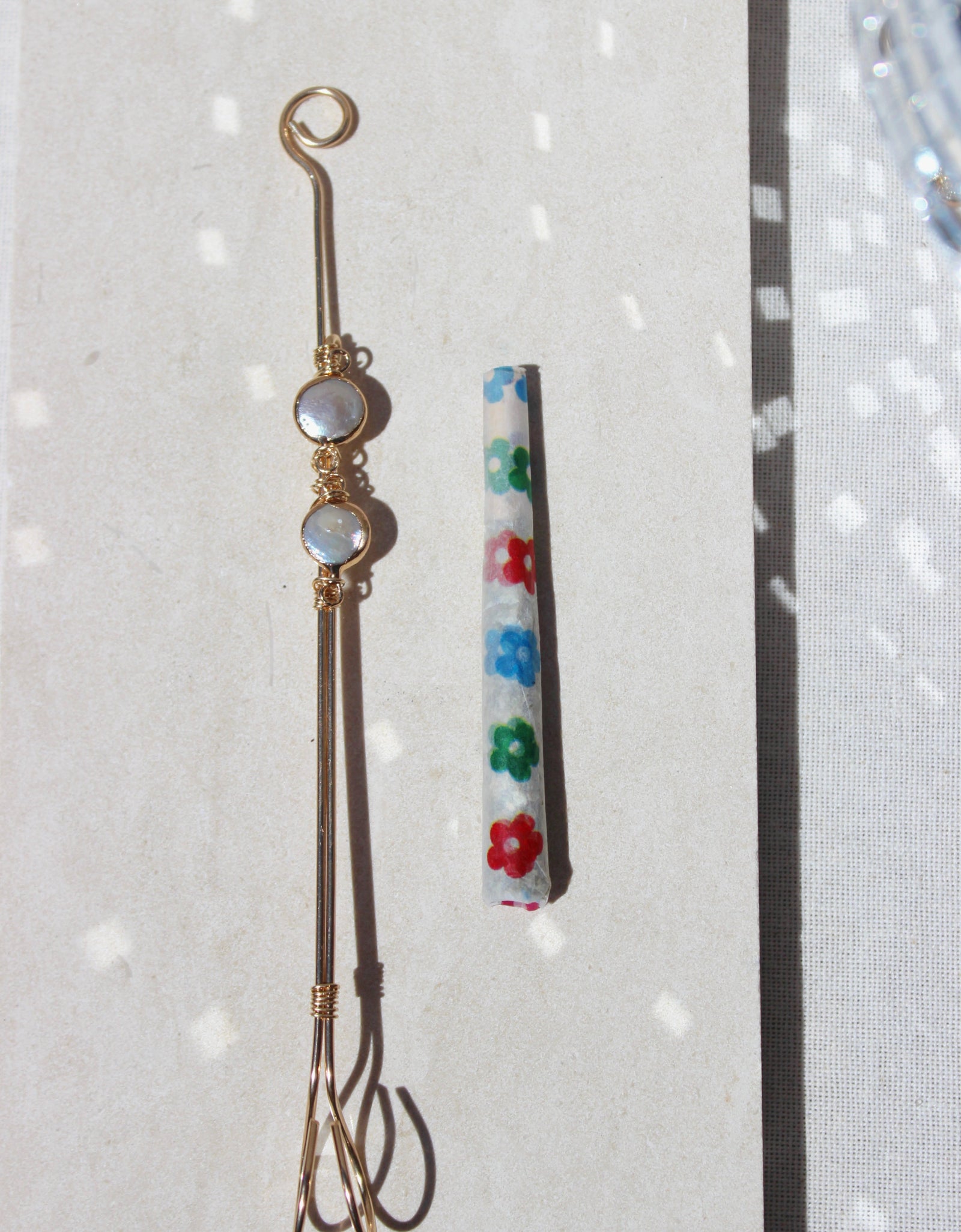 Eloise Baroque Pearl Joint Holder by Toasted Jewelry