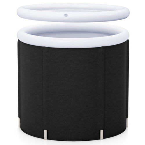 Load image into Gallery viewer, 66 Gal Outdoor Ice Plunge Tub with Lid at Home
