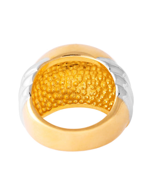 Load image into Gallery viewer, Vintage Women's Dome Ring 18k Gold Ring  Size: 7 by PVD Vintage Jewelry
