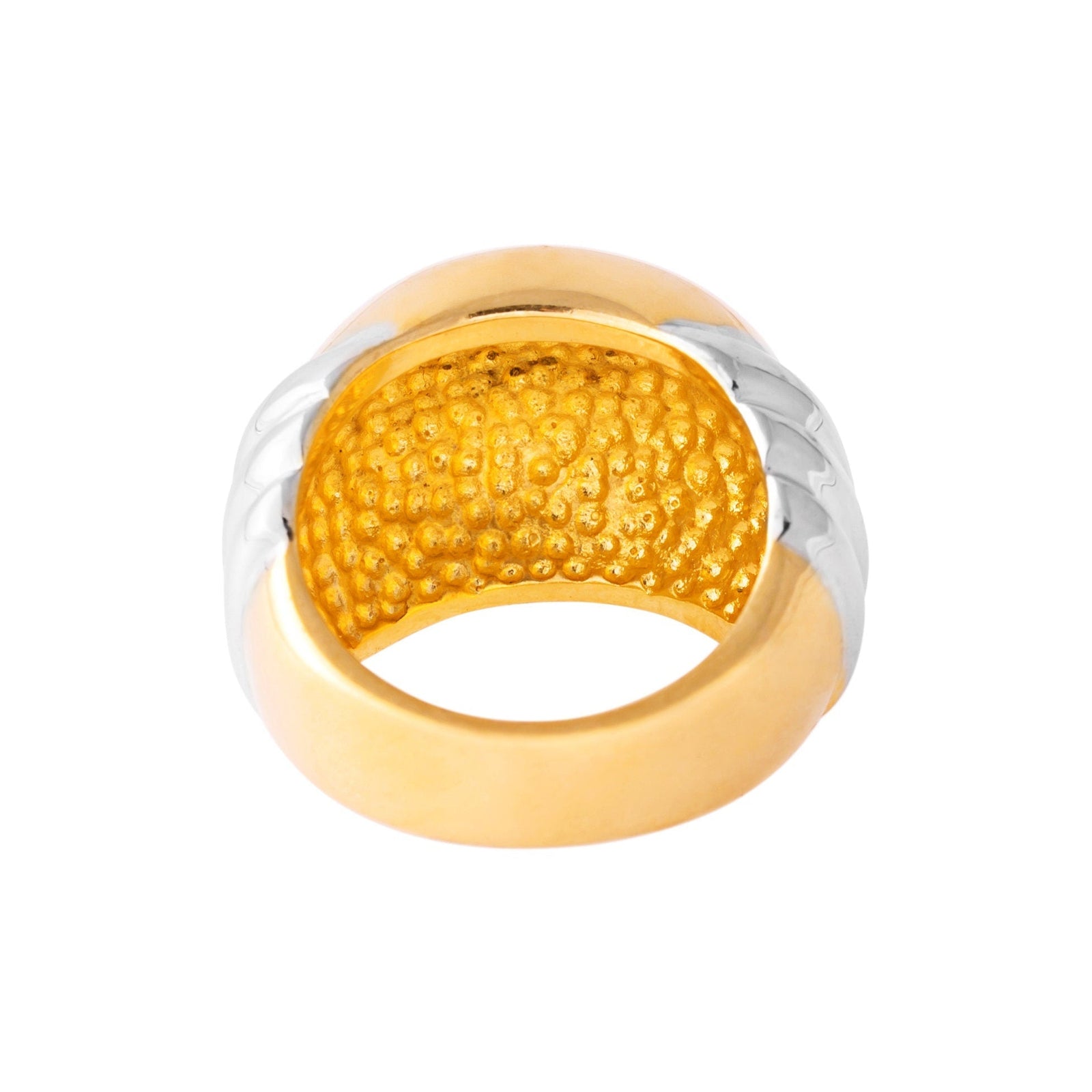 Vintage Women's Dome Ring 18k Gold Ring  Size: 7 by PVD Vintage Jewelry
