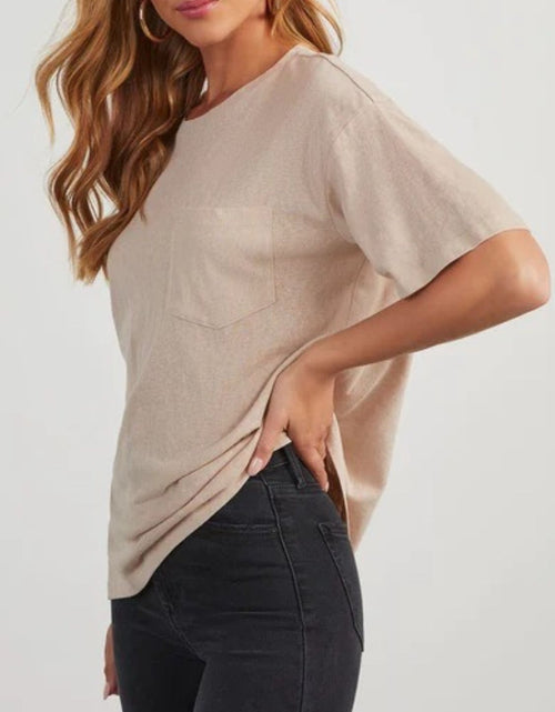 Load image into Gallery viewer, Round Neck Half Sleeve T-Shirt
