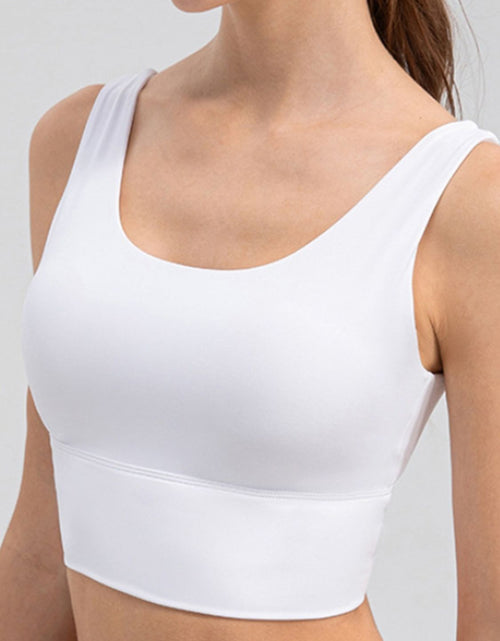 Load image into Gallery viewer, Scoop Neck Wide Strap Active Tank
