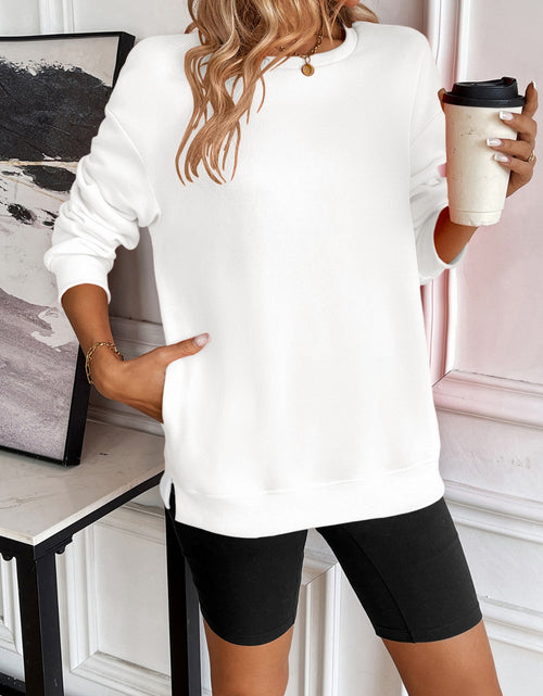 Load image into Gallery viewer, Ivy Lane Round Neck Long Sleeve Sweatshirt
