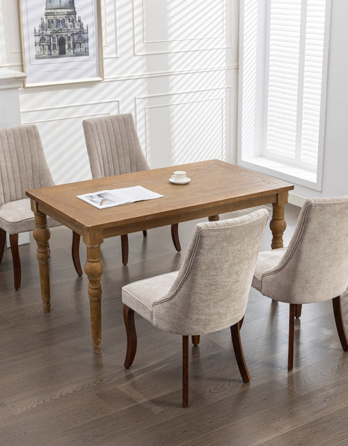 Load image into Gallery viewer, Set of 2 Rayon Cloth Flocking Linen Dining Chairs by Blak Hom
