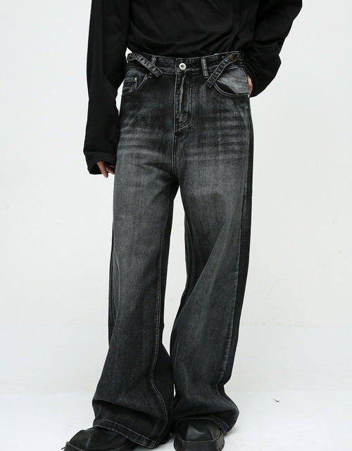 Load image into Gallery viewer, Wide Leg Jeans with Pockets
