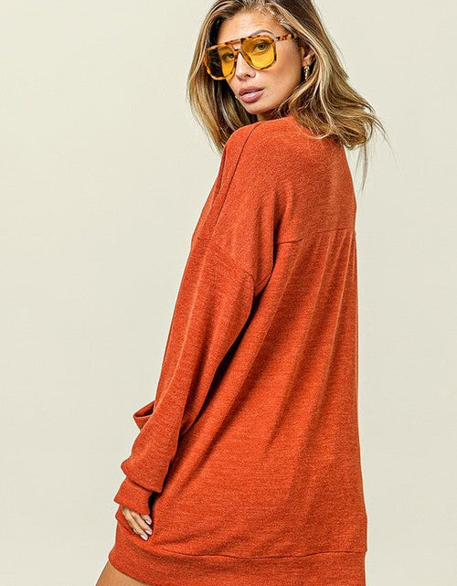 Load image into Gallery viewer, BiBi Open Front Drop Shoulder Cardigan with Pockets
