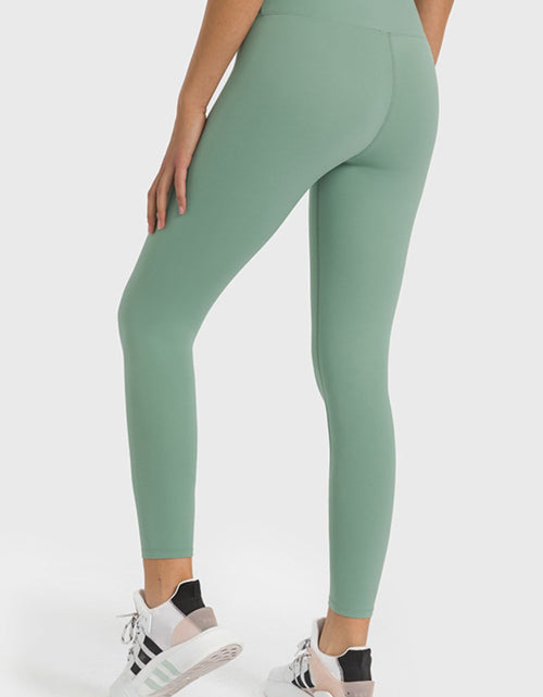 Load image into Gallery viewer, Millennia High Waist Ankle-Length Yoga Leggings
