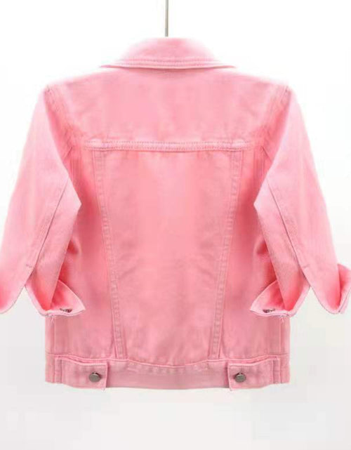 Load image into Gallery viewer, Full Size Cropped  Denim Jacket Plus Size
