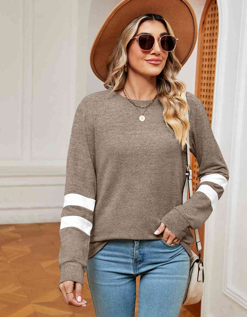 Load image into Gallery viewer, Round Neck Long Sleeve Top
