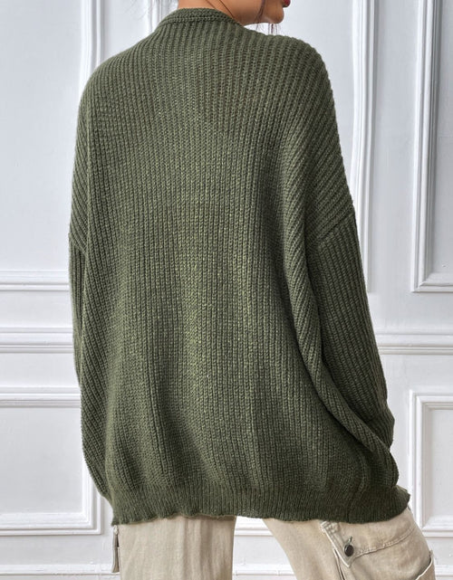 Load image into Gallery viewer, Open Front Long Sleeve Cardigan

