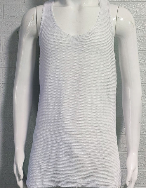 Load image into Gallery viewer, Men's Plus Size Scoop Neck Knit Tank
